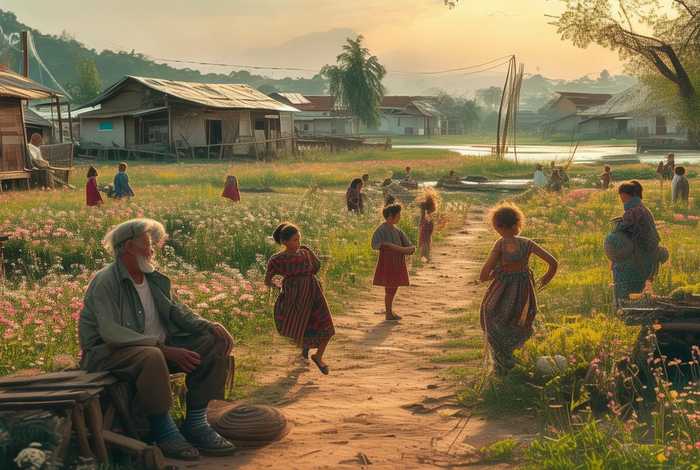 村民的生活风貌，村民的生活风貌怎么写