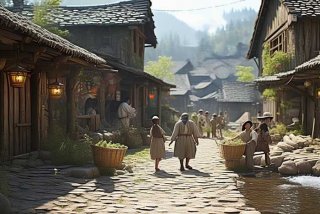 古代的生活图片，古代的生活图片真实