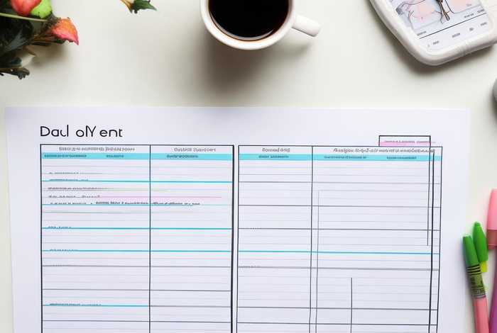 个人每日计划表模板（个人每日工作计划表模板）