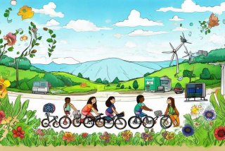 低碳生活手抄报图画，低碳生活手抄报的图画