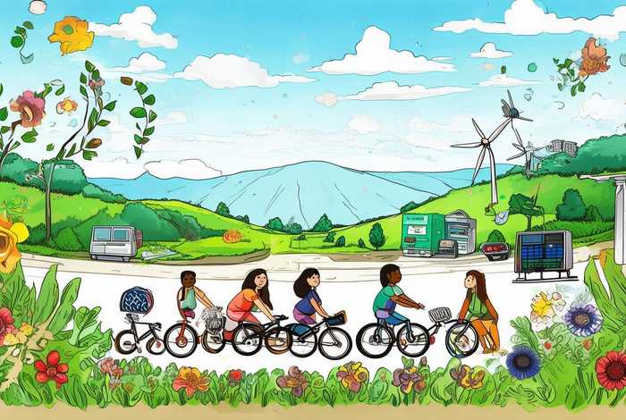 低碳生活手抄报图画，低碳生活手抄报的图画