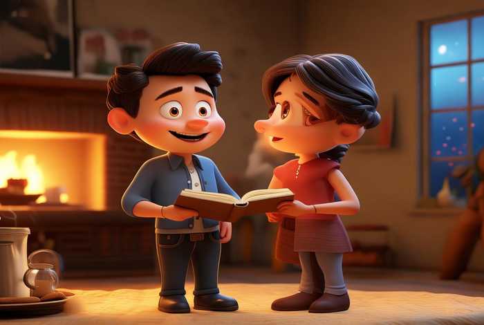 夫妻之间动画图片，夫妻之间动画图片的背景故事