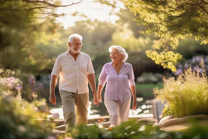 健康生活一百年幸福生活一辈子（幸福健康一百年的画）