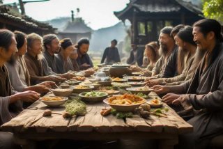 古代百姓的真实生活吃饭（古代百姓吃饭叫什么）