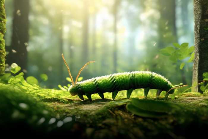 毛毛虫的生活习性特征动画版 毛毛虫的特征和生活环境