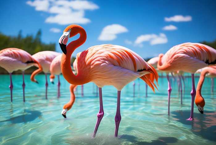 火烈鸟的生活，火烈鸟的生活地区