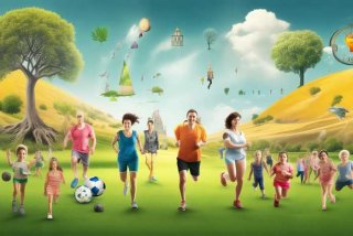 健康长久好生活海报怎么画，健康长久好生活海报怎么画图片