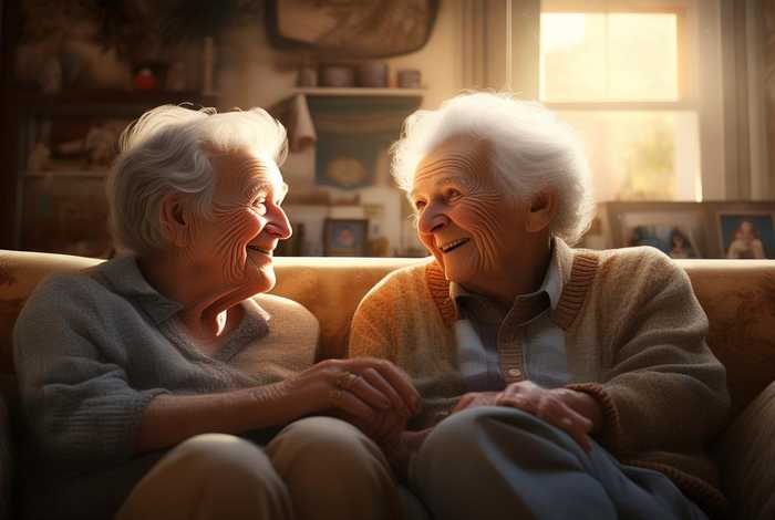 老夫妻恩爱的视频（老夫妻恩爱的视频背景）