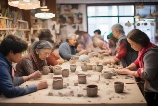 北辰区未蓝生活广场、北辰区未蓝生活广场陶艺课