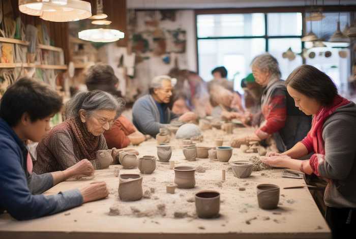 北辰区未蓝生活广场、北辰区未蓝生活广场陶艺课