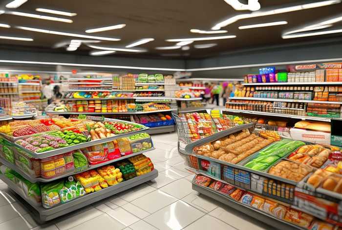 超市生活馆陈列 超市生活馆陈列效果图