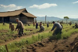 古代农家的上进生活图片（古代农家的上进生活图片高清）