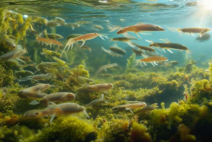 蝌蚪的生活习性科普短视频；蝌蚪的日常生活
