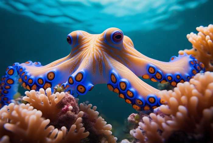 蓝环章鱼生活习性 蓝环章鱼生活在几米 蓝环章鱼生活习性 蓝环章鱼生活在几米