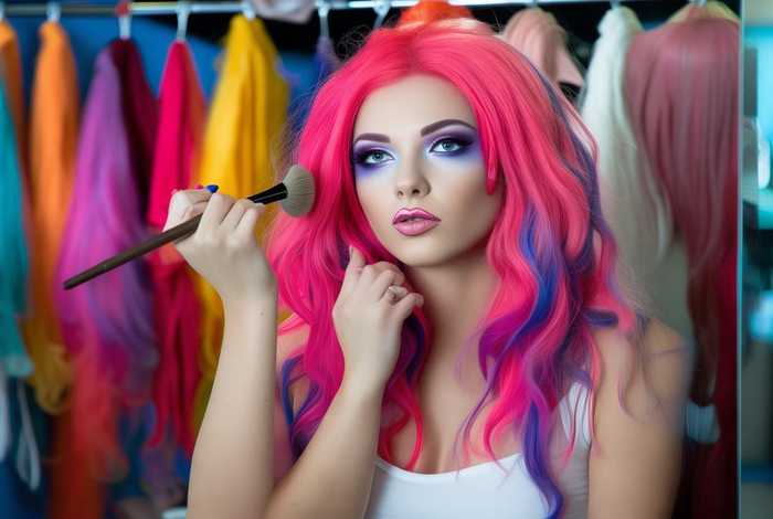 化妆与cosplay假发的搭配、cosplay先化妆还是先戴假发