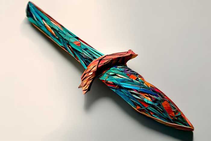 生活折纸刀（折纸做刀结实漂亮）