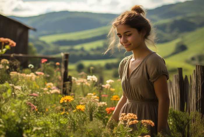 农村女子的生活；农村女子的生活图片