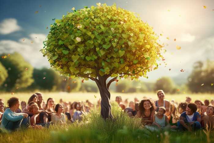 梦见过幸福，梦见幸福树长的茂盛