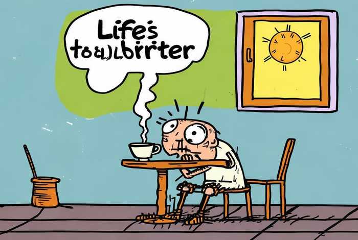 生活太苦的搞笑句子 生活太苦的搞笑句子图片