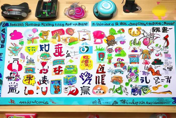 生活中的汉字手抄报图片一年级、生活中的汉字手抄报图片一年级上册