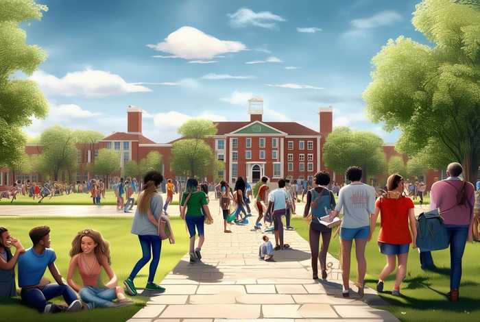 描写校园生活的英语作文（描写校园生活的英语作文高中）