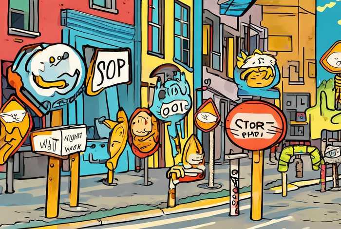 生活中的警示标志（生活中的警示标志简笔画）