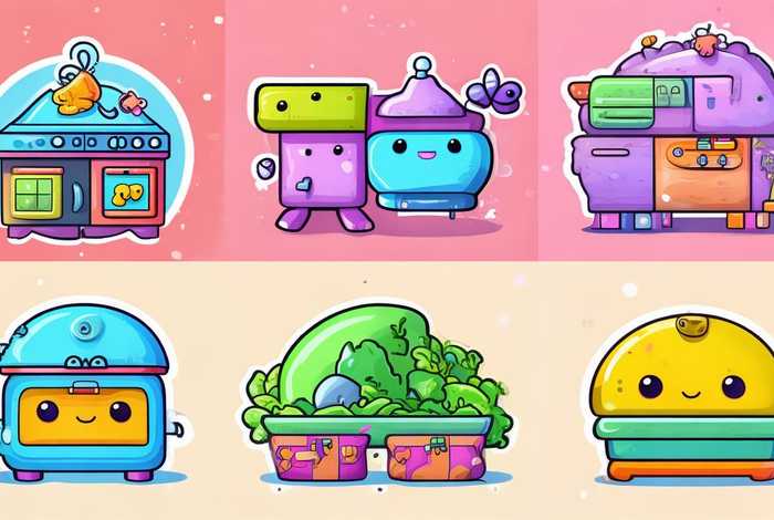 生活标志图片大全简笔画，生活标志图片大全简笔画可爱