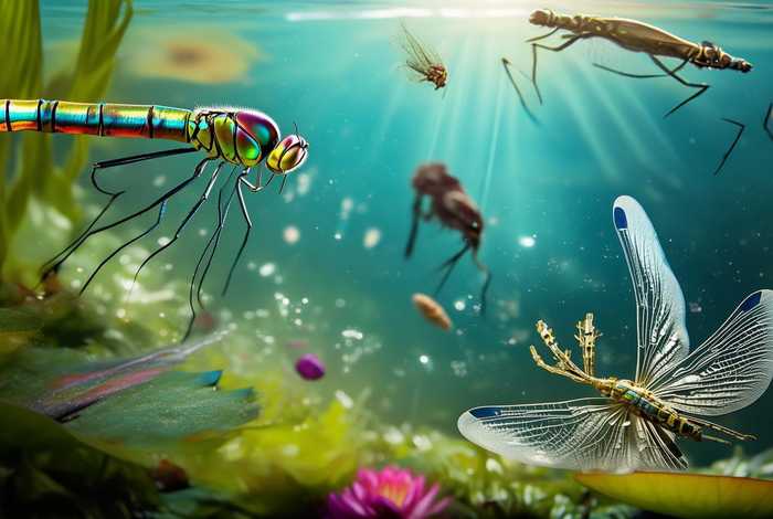 生活在水里的昆虫图片（生活在水里的昆虫图片大全）