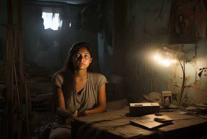 生活条件差英语；生活条件差的英语