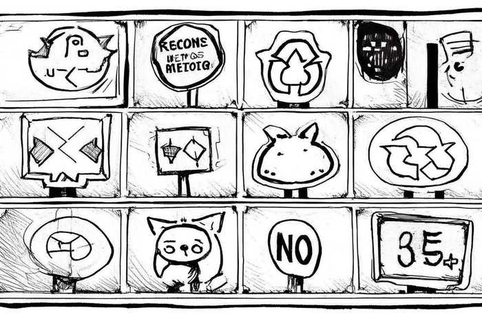 生活中的常见标志照片图片，生活中的常见标志照片图片简笔画