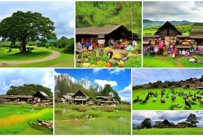 农村生活的照片图画；农村生活的照片图画大全