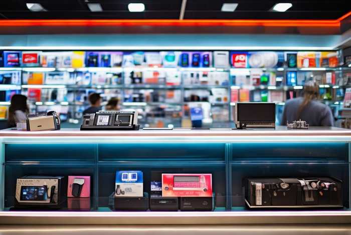 生活电器店收银台照片（电器店收银台图片）