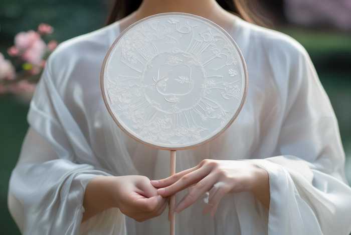 手弄生绡白团扇什么意思，手弄生绡白团扇是什么意思