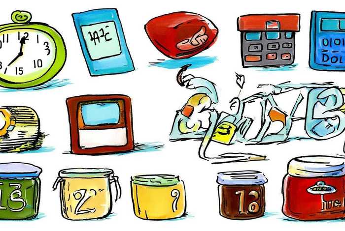 生活中带数字的物品简笔画（生活中带数字的物品简笔画怎么画）