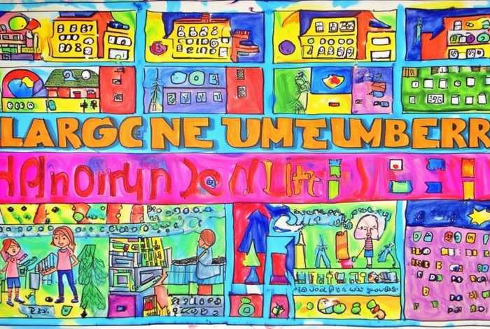 生活中的大数(四年级) - 生活中的大数(四年级)手抄报