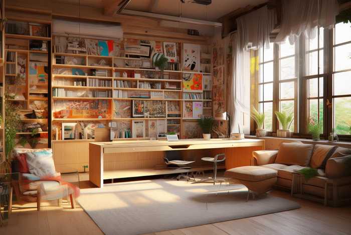 生活工作室装修效果图（生活工作室装修效果图图片）