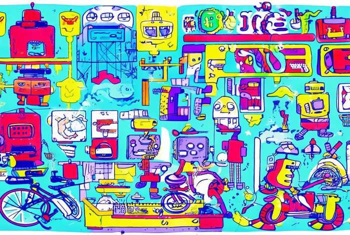 生活中的机器人手抄报，生活中的机器人手抄报怎么画