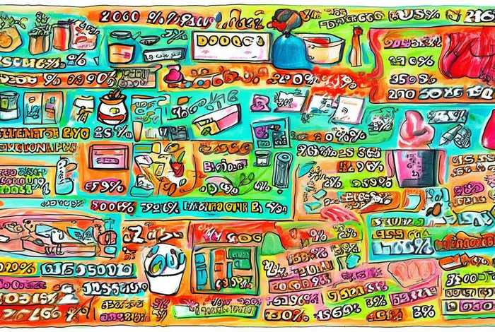 收集生活中的百分数图片，收集生活中的百分数图片手抄报