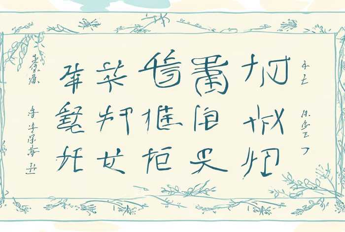 生活中的汉字手抄报简单 - 生活中的汉字手抄报简单一点