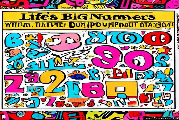 生活中的大数小报模板可打印，生活中的大数手抄报模板