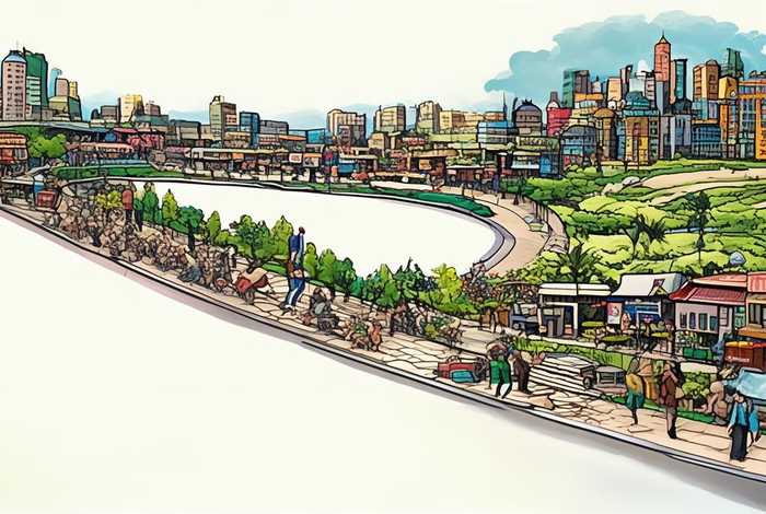 千米生活圈连环画、1千米多长在生活实例 千米生活圈连环画、1千米多长在生活实例