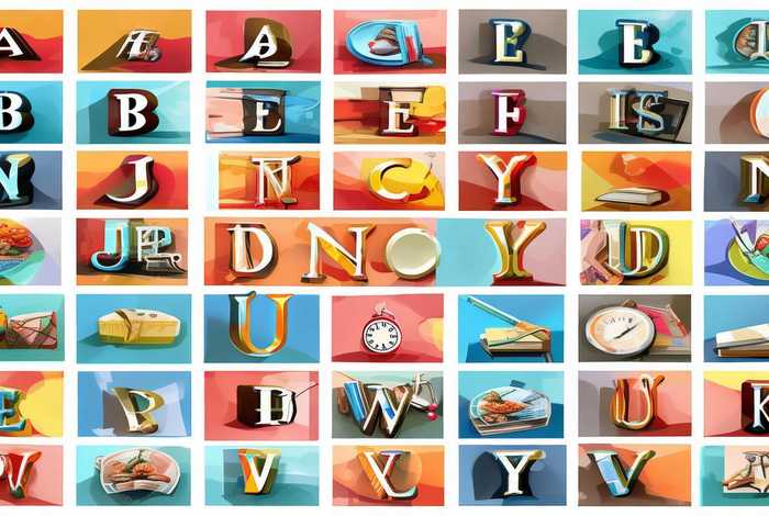 生活中常用的英语字母大全 生活中常用的英语字母大全图片