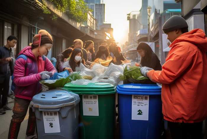 上海生活垃圾分类指引；上海市新推行的生活垃圾分类