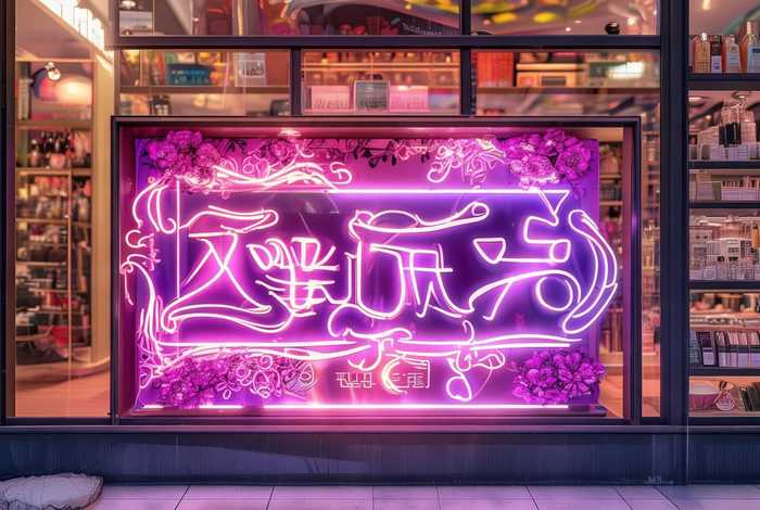 女子生活馆招牌、女子生活馆招牌设计