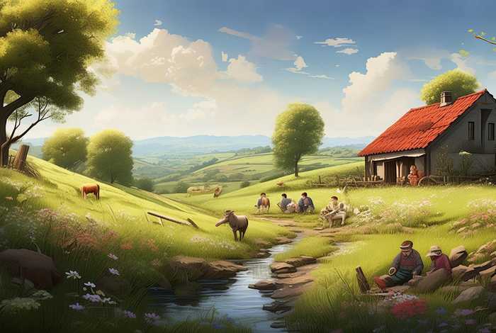 惬意的田园生活乡村（惬意的田园生活乡村生活作文）