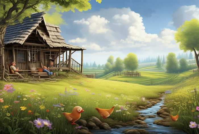 惬意的田园生活悠然自得、惬意的田园生活悠然自得作文