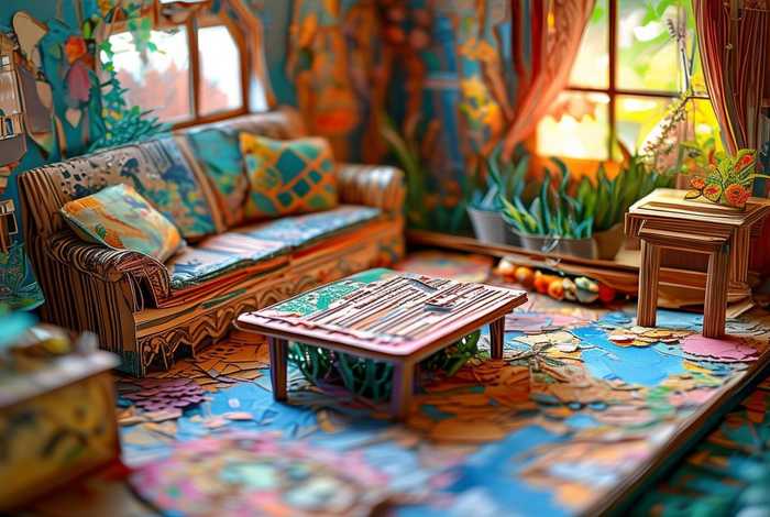 生活模型卡纸 - 生活模型卡纸手工制作