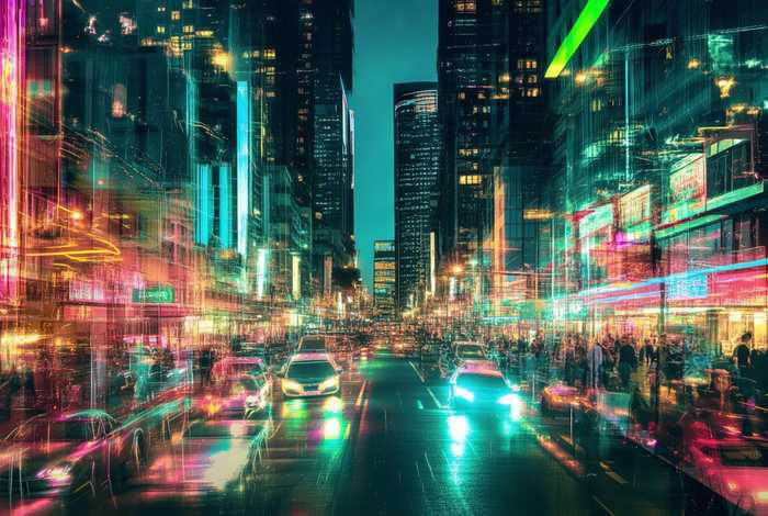 生活夜景视频、生活夜景视频素材