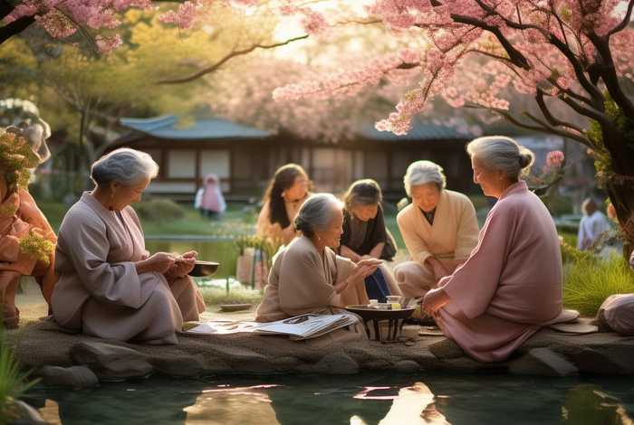 日本中老年妇女生活方式，日本中老年妇女生活方式调查