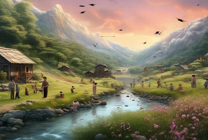 世外桃源生活的图片（世外桃源的生活是什么意思）